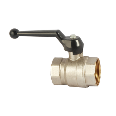 OEM 1/2 دریچه گلوله ای زنک برنج با دسته فولادی
