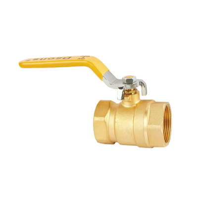 1/2&quot; اینچ - 4&quot; اینچ کامل بندر فلز بال دریچه برای آب نفت و گاز با دستگیره پلاستیکی زرد