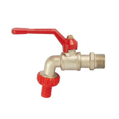 OEM 1/2 3/4 اینچ نل مخلوط کننده باغ با دسته پلاستیکی زنک bibcock