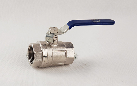 OEM ODM OBM 1/2 اینچ - شیر توپی رزوه ای برنجی 4 اینچی دمای معمولی