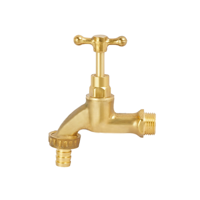 Sand Blasting Brass Hose Bibbs Brass Outside Fucet for Piping System Water