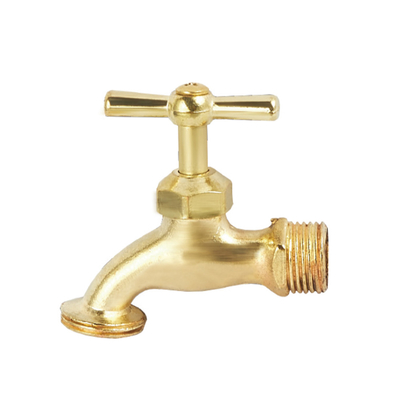 Sand Blasting Brass Hose Bibbs Brass Outside Fucet for Piping System Water