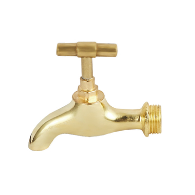 Sand Blasting Brass Hose Bibbs Brass Outside Fucet for Piping System Water
