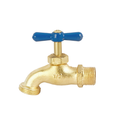 Sand Blasting Brass Hose Bibbs Brass Outside Fucet for Piping System Water