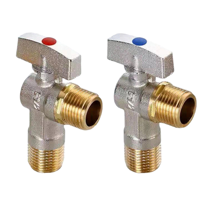 شیر زاویه ای لوله کشی ایمنی DN20-NPT شیر زاویه ای مثلثی 1/2 اینچ