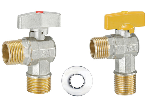 شیر زاویه ای لوله کشی ایمنی DN20-NPT شیر زاویه ای مثلثی 1/2 اینچ