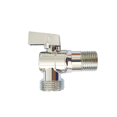 OEM ODM بالکن BSP NPT رزوه ای دریچه زاویه ای برنجی مقاوم در برابر سایش