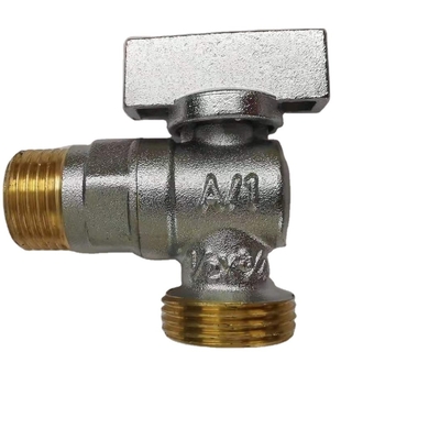 شیر آب NPT Thread Angle Valve Chrome Angle Stop Valves 3/8 inch