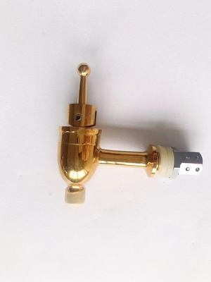 دریچه زاویه ای برنجی 1/2 اینچی Oem با دسته آلیاژ روی