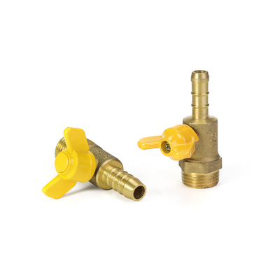شیر گاز دوبل پروانه ای 12mm -108mm شیر دستی مقاوم در برابر سایش