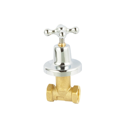 شیر توقف برنجی نوع Pegler مقاوم در برابر سایش 1 اینچ برای تامین آب