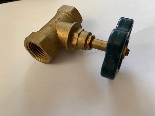 شیر توقف زاویه برنجی 1/2 اینچ 3/8 اینچ 1/4 رزوه ای DN20-NPT
