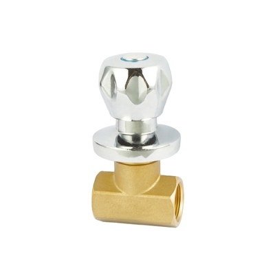 شیر توقف زاویه برنجی 1/2 اینچ 3/8 اینچ 1/4 رزوه ای DN20-NPT