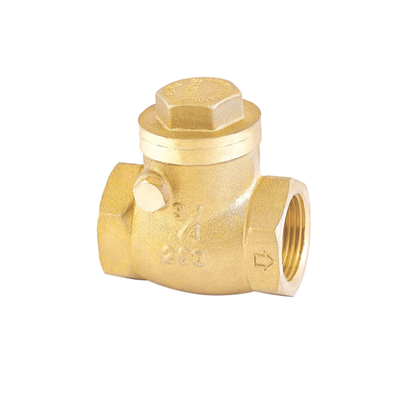 شیر چک رزوه ای 1 اینچی برنجی DN20-NPT برای آب قابل تنظیم است