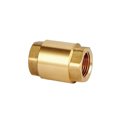 شیر چک رزوه ای 1 اینچی برنجی DN20-NPT برای آب قابل تنظیم است