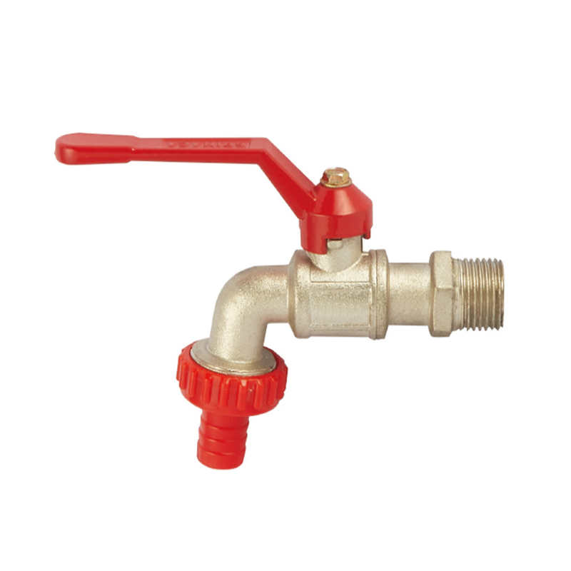 OEM 1/2 3/4 اینچ نل مخلوط کننده باغ با دسته پلاستیکی زنک bibcock