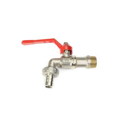 1/2 اینچ فلز Bibcock Valve با اتصال رشته ای برای توزیع آب