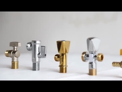 چرخش دستی 90 درجه برنجی زاویه توقف شیر OEM ODM OBM