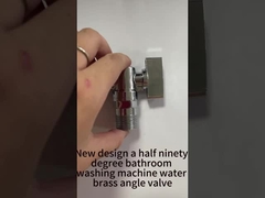 شیر آب NPT Thread Angle Valve Chrome Angle Stop Valves 3/8 inch